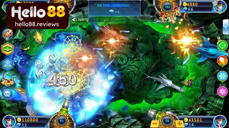 Sinh vật biển thiết kế đa chủng loại mang đến cho bạn một tầm nhìn phong phú khi chơi game